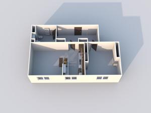 Prodej bytu 2+kk, Ostrava - Poruba, nábřeží Svazu protifašistických bojovníků, 56 m2