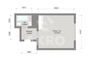 Prodej bytu 1+kk, Praha - Vysočany, Kolbenova, 29 m2