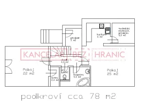 Pronájem bytu 2+kk, Hluk, Ostrožská, 78 m2