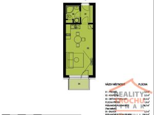 Pronájem bytu 1+kk, Hradec Králové, Jana Masaryka, 34 m2