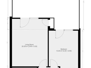 Pronájem bytu 2+kk, Praha - Uhříněves, Karla Guta, 49 m2