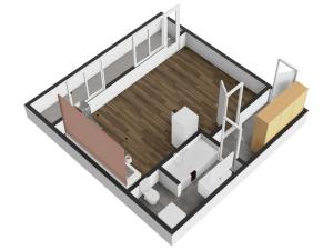 Pronájem bytu 1+kk, Praha - Střížkov, Teplická, 33 m2