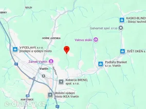 Dražba zahrady, Vsetín, 452 m2