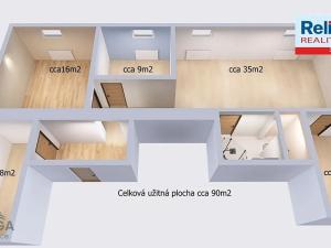 Prodej bytu 4+1, Liberec, Ruprechtická, 88 m2