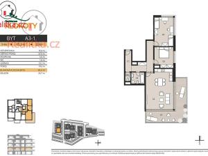 Prodej bytu 3+kk, Tábor, 93 m2