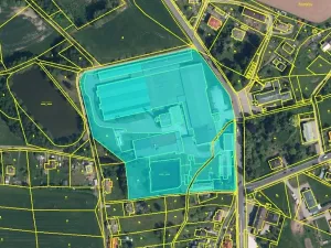 Dražba skladu, Studenec, 16378 m2