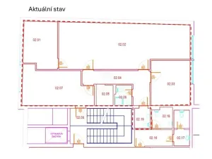 Pronájem kanceláře, Praha - Karlín, Křižíkova, 123 m2