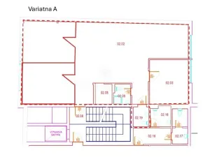 Pronájem kanceláře, Praha - Karlín, Křižíkova, 123 m2