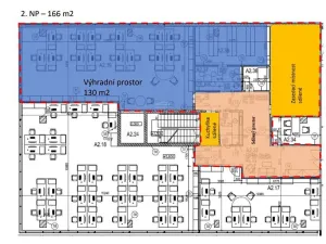 Pronájem kanceláře, Praha - Jinonice, Radlická, 85 m2