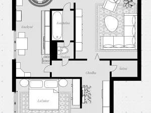 Prodej bytu 2+1, Třeboň, Hliník, 58 m2