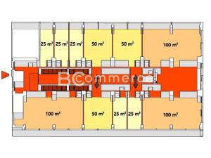 Pronájem kanceláře, Brno, Purkyňova, 100 m2