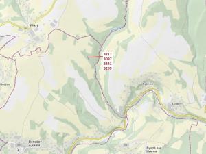 Dražba lesa, Benešov u Semil, 1649 m2