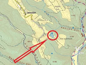 Prodej podílu zahrady, Cotkytle, 1289 m2