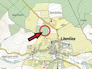 Prodej podílu zahrady, Litenčice, 332 m2