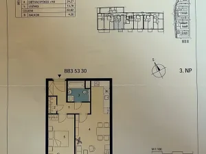Pronájem bytu 2+kk, Praha - Hostavice, U Hostavického potoka, 55 m2