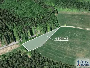 Prodej pole, Buková, 4301 m2