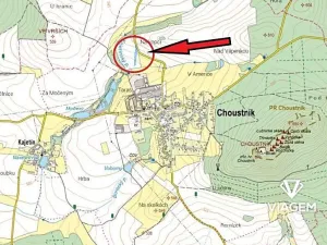 Prodej podílu pole, Choustník, 815 m2