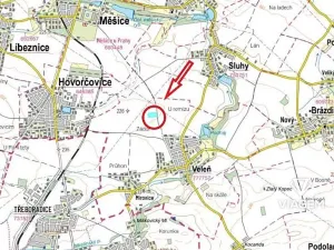 Prodej podílu pole, Veleň, 814 m2