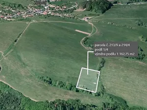 Prodej podílu pole, Podolí, 1162 m2