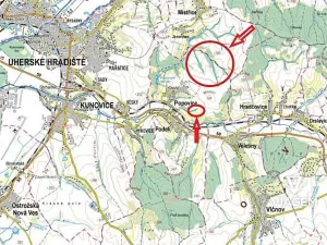 Prodej podílu pole, Popovice, 1610 m2