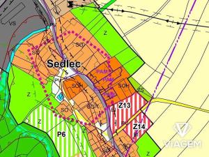 Prodej podílu zahrady, Sedlec, 444 m2