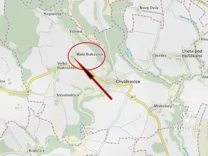 Prodej zahrady, Chvalkovice, 1206 m2