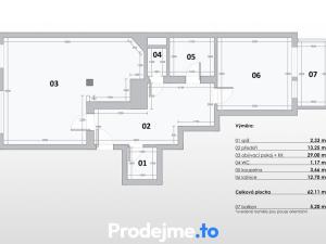 Pronájem bytu 2+kk, Znojmo, Jarošova, 62 m2