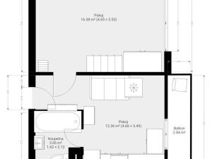 Pronájem bytu 1+1, Židlochovice, sídl. Družba, 30 m2