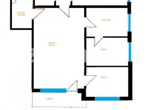 Pronájem bytu 4+1, Zlín, Slunečná, 82 m2