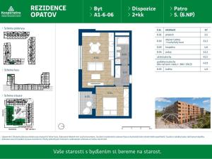 Pronájem bytu 2+kk, Praha, Líbalova, 43 m2