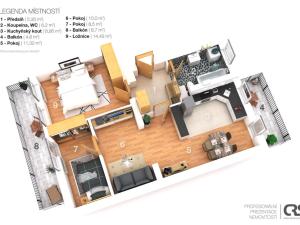 Pronájem bytu 3+kk, Brandýs nad Labem-Stará Boleslav - Brandýs nad Labem, Jasmínová, 66 m2
