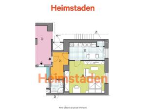 Pronájem bytu 1+1, Havířov - Město, Jana Švermy, 35 m2