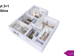 Prodej bytu 3+1, Libina, 83 m2