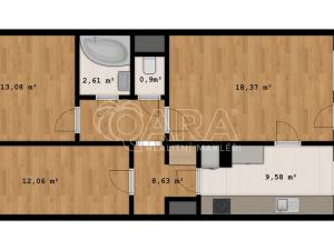 Prodej bytu 3+1, Praha - Chodov, Bachova, 72 m2