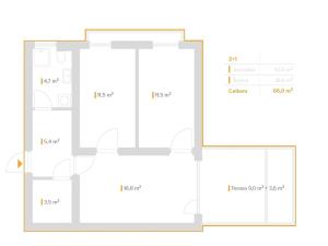 Prodej kanceláře, Brno, Kobylín, 53 m2