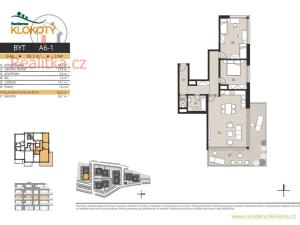 Prodej bytu 3+kk, Tábor - Klokoty, 93 m2