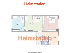 Pronájem bytu 3+1, Karviná - Hranice, Slovenská, 54 m2