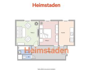 Pronájem bytu 2+1, Ostrava - Poruba, Alšova, 60 m2