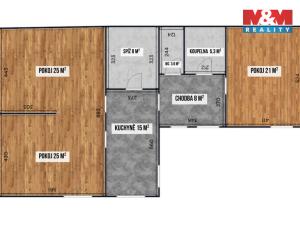 Prodej chalupy, Ronov nad Doubravou, U stadionu, 111 m2