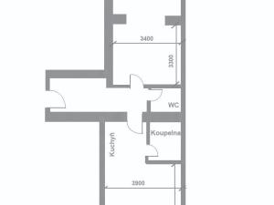 Pronájem bytu 2+kk, Písek - Budějovické Předměstí, Mírové nám., 53 m2