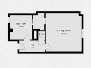 Pronájem bytu 2+kk, Praha - Nové Město, Opletalova, 42 m2