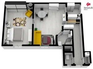 Pronájem bytu 2+kk, Plzeň, Houškova, 63 m2