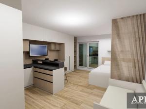 Pronájem bytu 1+kk, Zlín, Pod Hradem II, 27 m2