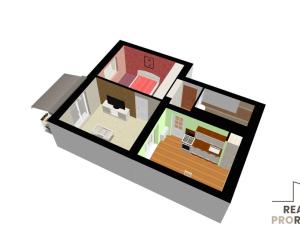 Prodej bytu 2+1, Přerov, Jižní čtvrť I, 43 m2