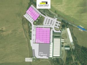 Pronájem výrobních prostor, Stříbro, Forstova, 9370 m2