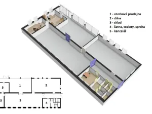 Prodej obchodního prostoru, Studenec, 265 m2
