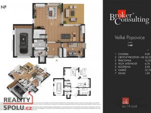 Prodej rodinného domu, Velké Popovice, U Školky, 190 m2