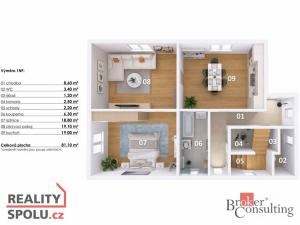 Prodej rodinného domu, Lavičky, 112 m2