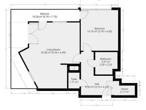Pronájem bytu 2+kk, Praha - Zličín, Sazovická, 63 m2