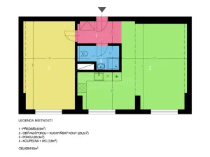 Prodej bytu 2+kk, Mladá Boleslav, U stadionu, 61 m2
